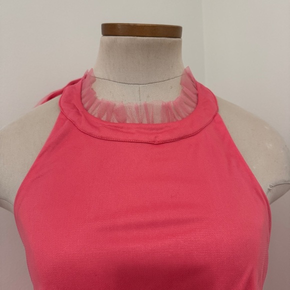 NEW Mable Small Pink Tillie Mini DRESS Fairy Ballerina Dance Party Tulle Halter - Picture 3 of 8